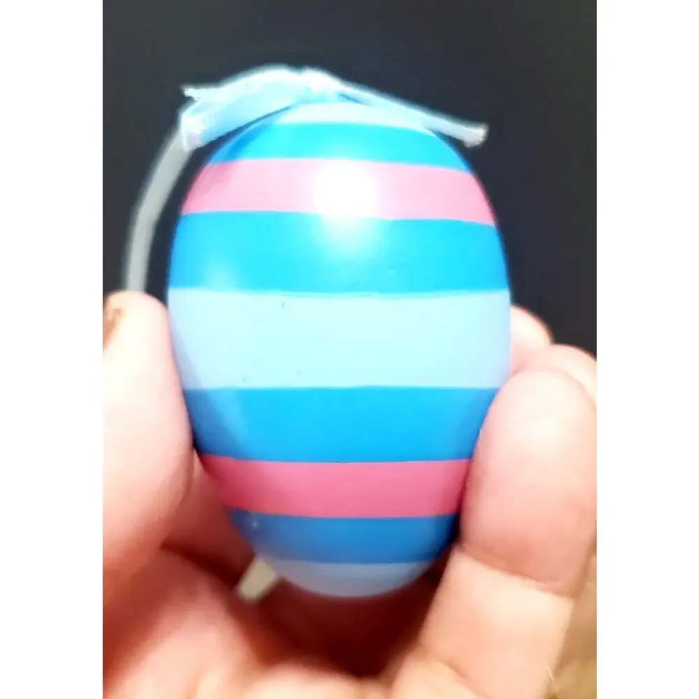 24 Colored eggs Easter decorations Wreath craft supplies hearts flowers stripes